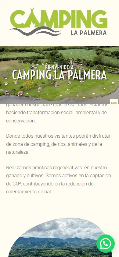 Camping La Palmera en celular